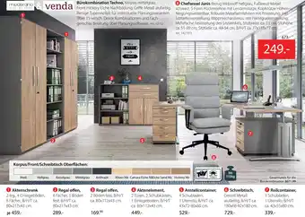 Zurbrüggen Moderano & venda bürokombination techno Angebot