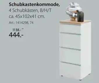Zurbrüggen Schubkastenkommode Angebot