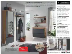 Zurbrüggen Garderobenprogramm arco trend Angebot