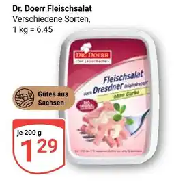 Globus Dr. doerr fleischsalat Angebot