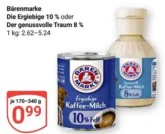Globus Bärenmarke die ergiebige kaffee-milch Angebot
