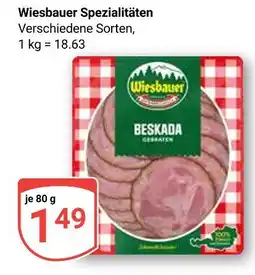 Globus Wiesbauer spezialitäten beskada Angebot