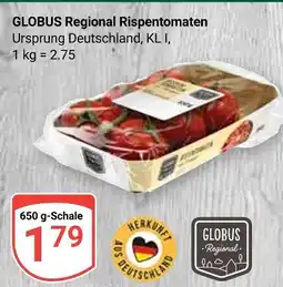 Globus Globus regional rispentomaten Angebot