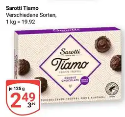 Globus Sarotti tiamo Angebot