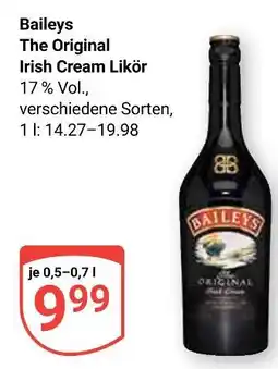 Globus Baileys the original irish cream likör Angebot