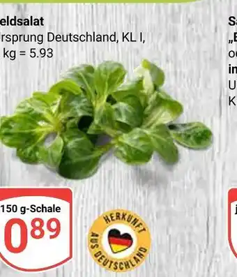 Globus Feldsalat Angebot