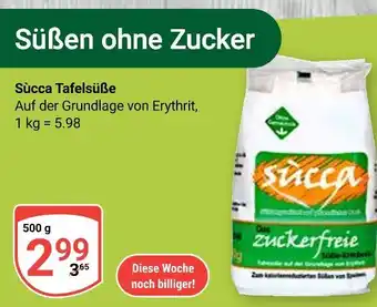 Globus Sücca tafelsüße Angebot