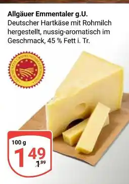 Globus Allgäuer emmentaler g.u Angebot