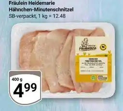 Globus Fräulein heidemarie hähnchen-minutenschnitzel Angebot