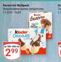Globus Ferrero kinder bueno eis multipack Angebot