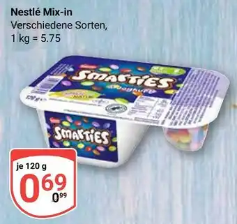 Globus Nestlé mix-in Angebot