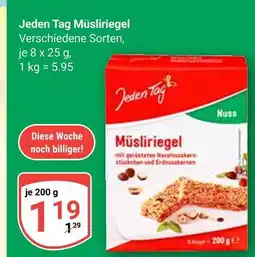 Globus Jeden tag müsliriegel nuss Angebot