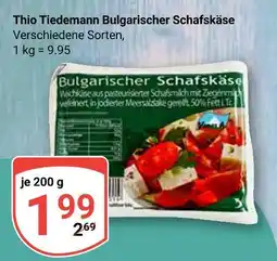 Globus Thio tiedemann bulgarischer schafskäse Angebot