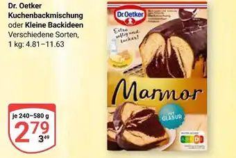 Globus Dr. oetker kuchenbackmischung Angebot