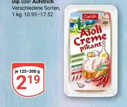 Globus Egetürk aioli creme pikant Angebot