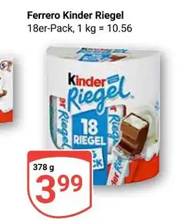 Globus Ferrero kinder riegel Angebot