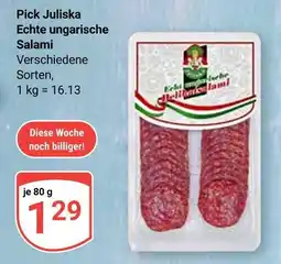 Globus Pick juliska echte ungarische salami Angebot