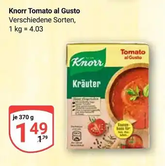 Globus Knorr tomato al gusto kräuter Angebot