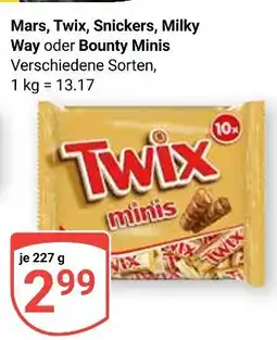 Globus Mars twix minis Angebot