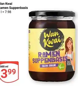 Globus Wan kwai ramen suppenbasis Angebot