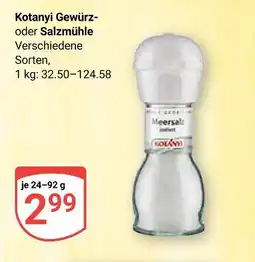 Globus Kotanyi gewürz- oder salzmühle Angebot