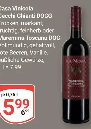 Globus Casa vinicola cecchi chianti docg Angebot