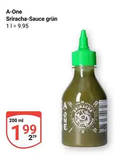 Globus A-one sriracha-sauce grün Angebot