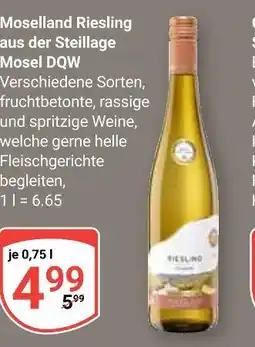 Globus Moselland riesling aus der steillage mosel dqw Angebot