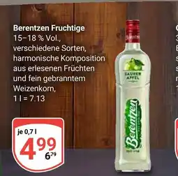 Globus Berentzen fruchtige Angebot
