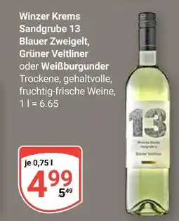 Globus Winzer krems sandgrube 13 blauer zweigelt Angebot