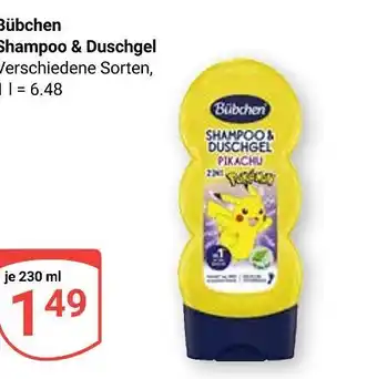 Globus Bübchen shampoo & duschgel pikachu Angebot