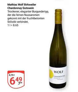Globus Mathias wolf birkweiler chardonnay gutswein Angebot