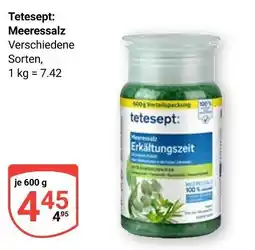 Globus Tetesept meersalz Angebot
