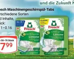 Globus Frosch maschinengeschirrspül-tabs limone Angebot