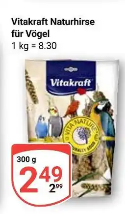 Globus Vitakraft naturhirse für vögel Angebot