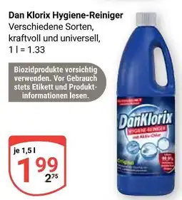 Globus Dan klorix hygiene-reiniger Angebot