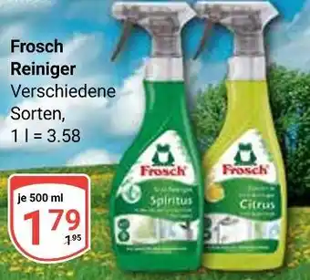 Globus Frosch reiniger spiritus Angebot