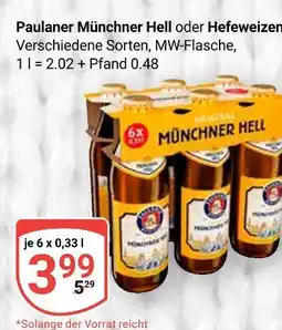 Globus Paulaner münchner hell Angebot