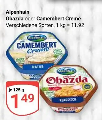 Globus Alpenhain obazda Angebot