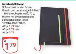 Globus Notizbuch balacron Angebot
