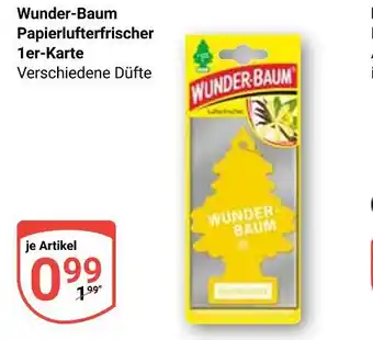 Globus Wunder-baum papierlufterfrischer 1er-karte Angebot