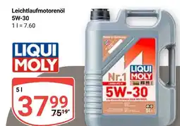 Globus Liqui moly leichtlaufmotorenöl 5w-30 Angebot