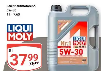 Globus Liqui moly leichtlaufmotorenöl 5w-30 Angebot