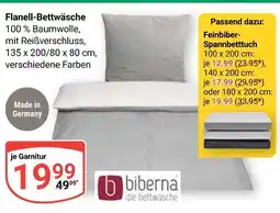 Globus Biberna flanell-bettwäsche Angebot