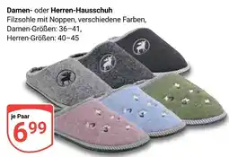 Globus Damen- oder herren-hausschuh Angebot