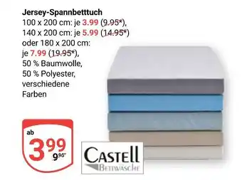 Globus Castell bettwäsche jersey-spannbetttuch Angebot