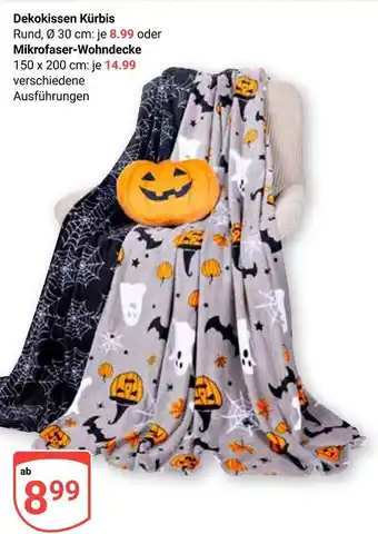 Globus Dekokissen kürbis Angebot