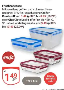 Globus Emsa frischhaltedose kunststoff Angebot