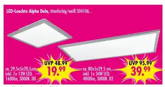 Möbel Boss Led-leuchte alpha dela Angebot