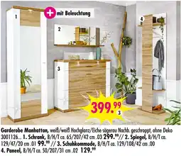Möbel Boss Garderobe manhattan Angebot